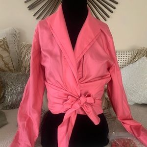 Dana Bachman silk dress shirt